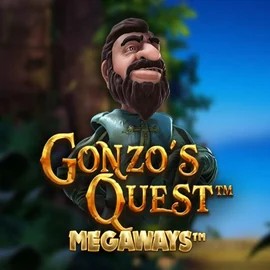 Gonzo's Quest Megaways logo by Red Tiger Gaming SpinDog Casino