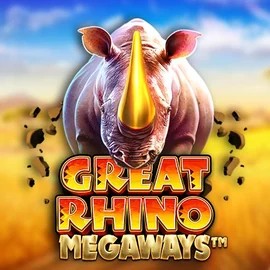 Great Rhino Megaways by Pragmatic Play, showcased at spindogcasinoo.co.uk – game logo