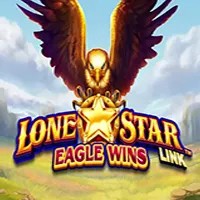 Lone Star Link Eagle Wins slot logo by Novomatic at SpinDog Casino