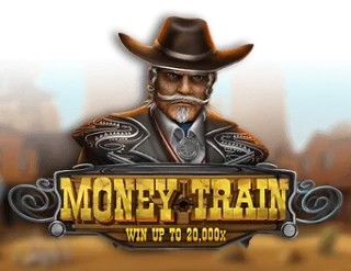 Money Train slot logo by Relax Gaming at SpinDog Casino