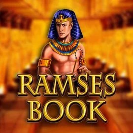 Official Slots logo: Ramses Book by Gamomat at SpinDog Casino