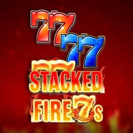 Stacked Fire 7s online game logo by Inspired Gaming on spindogcasinoo.co.uk